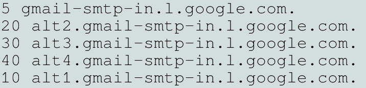 enregistrement DNS MX