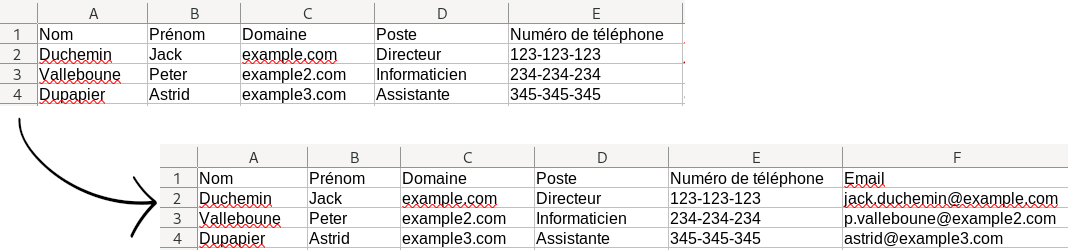 Enrichissement de fichier client