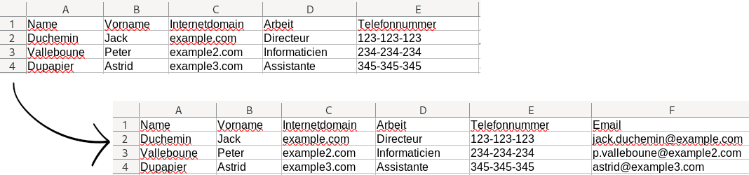 Erweiterung der Kundendaten